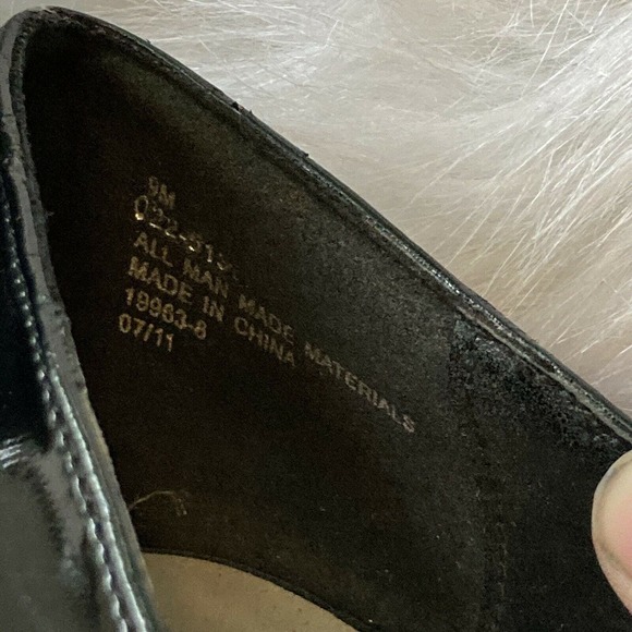 Olsenboye Heels Sz 9 Pumps Shiny Black Career Shoes Business Work Patent Womens - Picture 8 of 8